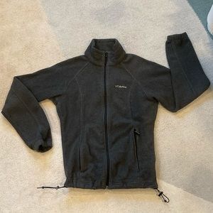 Gray Columbia Fleece Zip Up
